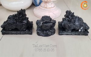 Cặp tượng Tỳ Hưu phong thủy đá marble đen